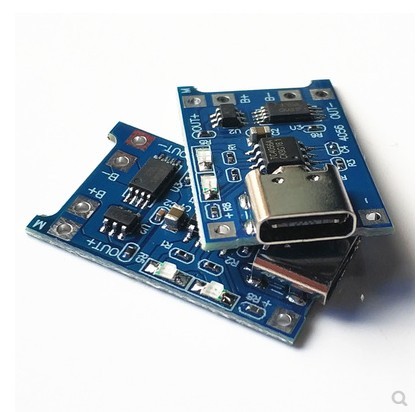 适用tp4056 1a锂电池充电板模块 type-c usb接口充电保护二合一.