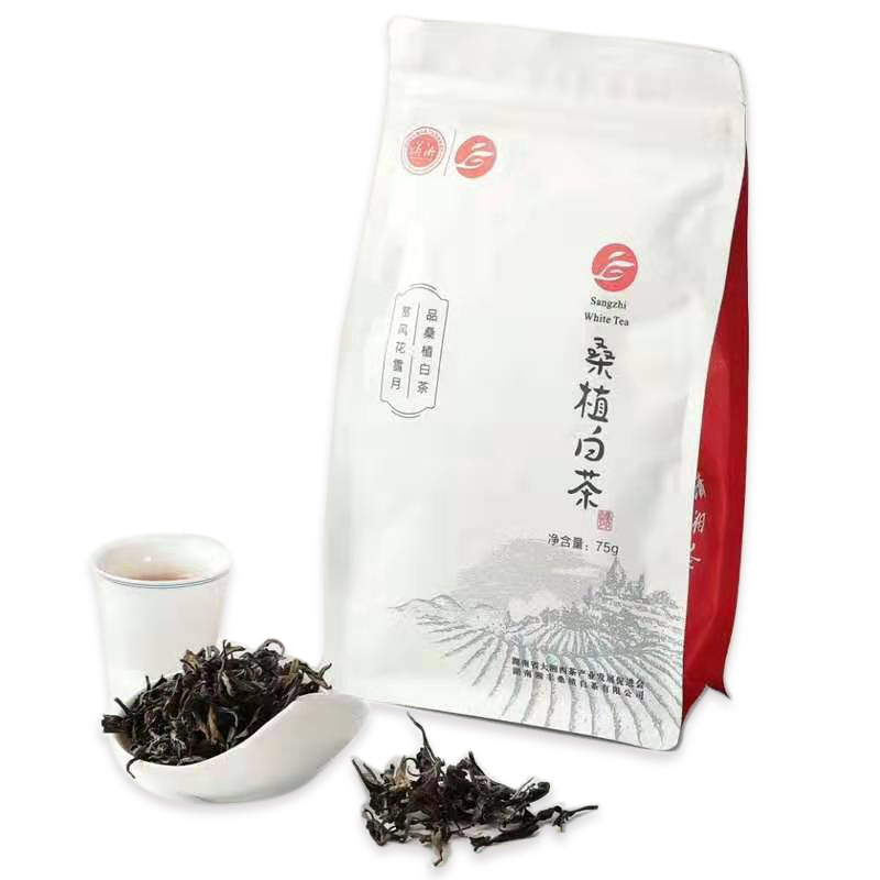 湖南桑植白茶花超白75g袋装特级散茶高山原叶张家界