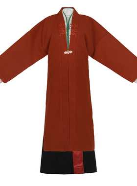 改良宋制汉服女国风原创汉元素对襟披袄外套交领衫日常古装秋冬季