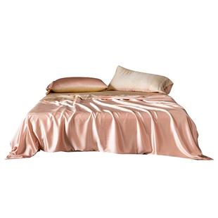 蚕花娘娘双面真丝四件套重磅100桑蚕丝丝绸被套高端套件嫁妆喜礼