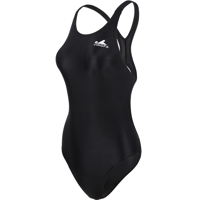 英发女士三角连体泳衣成人儿童专业比赛竞技游泳衣抗氯速干泳装
