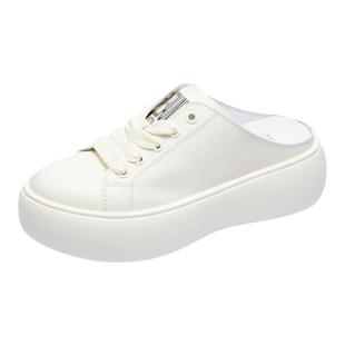 [庭院闲步]莱尔斯丹YOUNG新款外穿懒人一脚蹬包头半拖鞋女4T58401