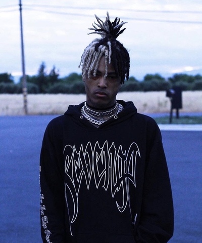 xxxtentacion同款revenge black饶舌 连帽卫衣衫rap嘻哈 说唱街头