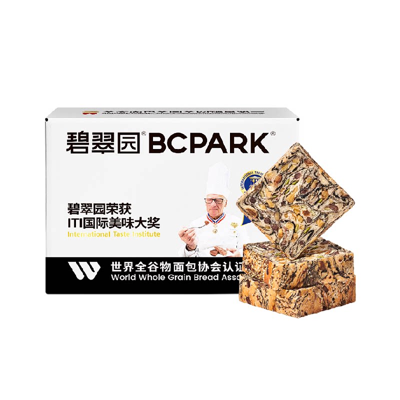 碧翠园全麦坚果厚切吐司千层面包糕点营养早餐代餐整箱休闲零食品