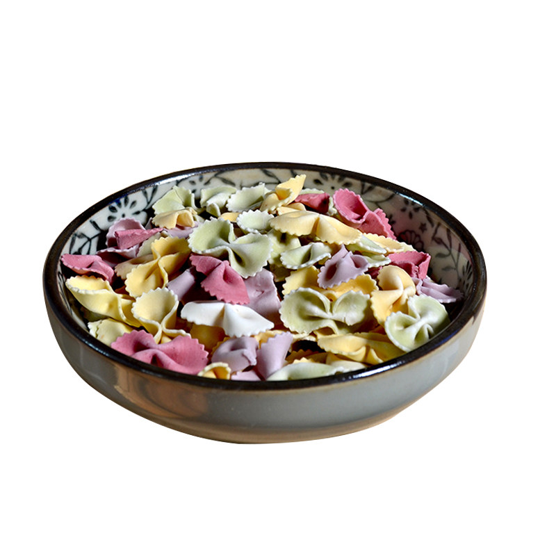 手工蝴蝶面蔬菜宝宝面条儿童面片辅食非婴儿幼儿食品营养200g