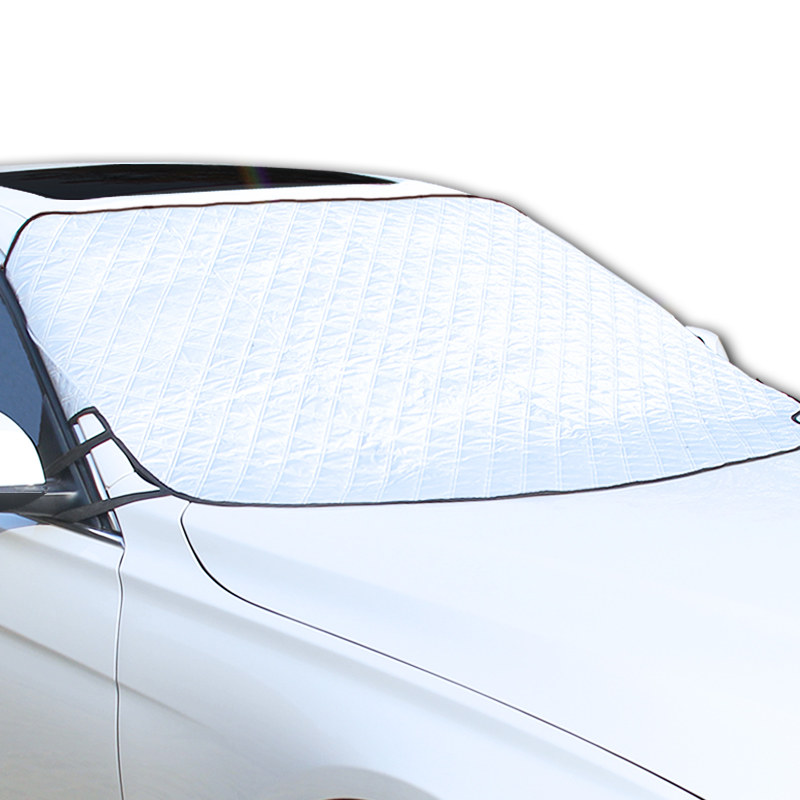 汽车遮雪挡前挡风玻璃罩防霜防冻冬季风挡防雪档冬天车窗盖布加厚