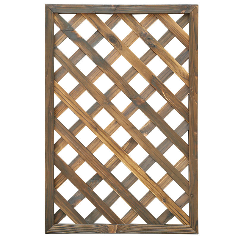 防腐木栅栏篱笆围墙护栏花架爬藤围栏网格室外户外阳台隔断格栅网