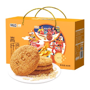 好吃点饼干高纤消化饼800g*1箱