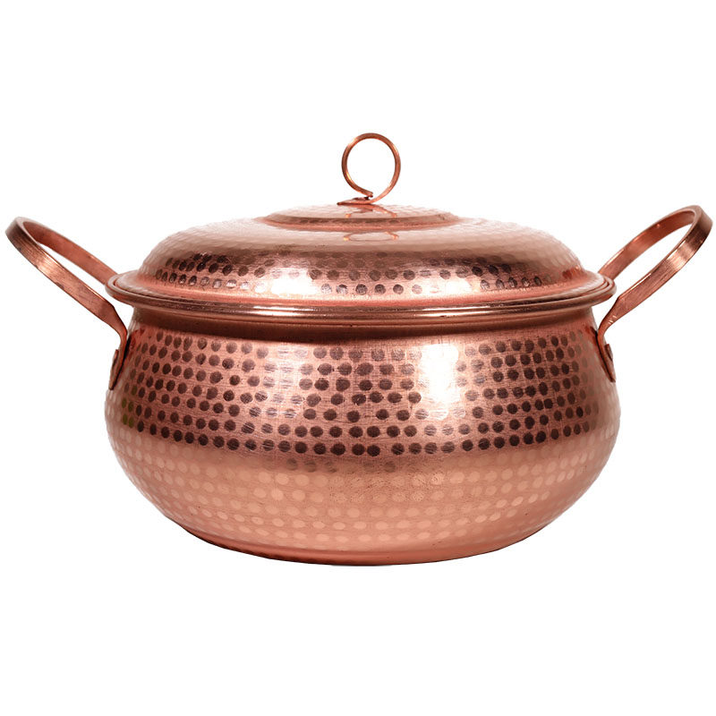 铜锅手工双耳铜汤锅纯紫铜炖锅纯铜加厚家用电磁炉专用汤煲铜火锅
