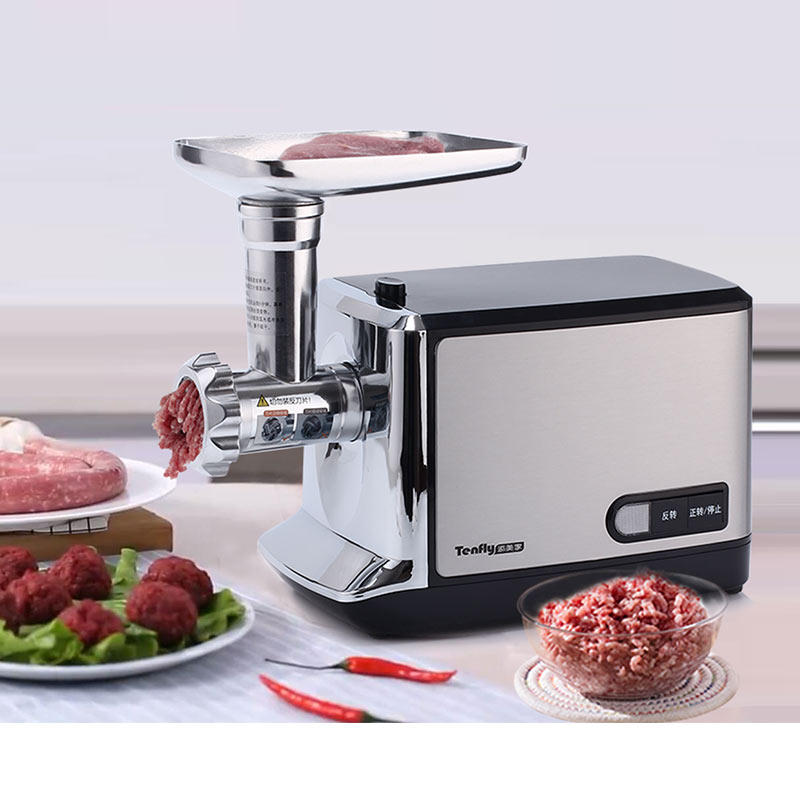 德国tenfly不锈钢绞肉机家用电动绞肉馅全自动灌肠小型多功能商用