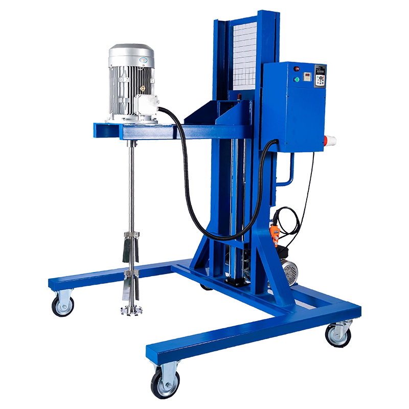 燎工ibc吨桶电动搅拌分散机高速可调速自动升降1000l升西门子电机