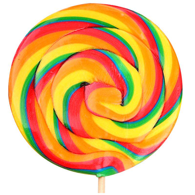 金稻谷彩虹棒棒糖大波板糖80g*25支儿童怀旧零食糖果整箱批散装