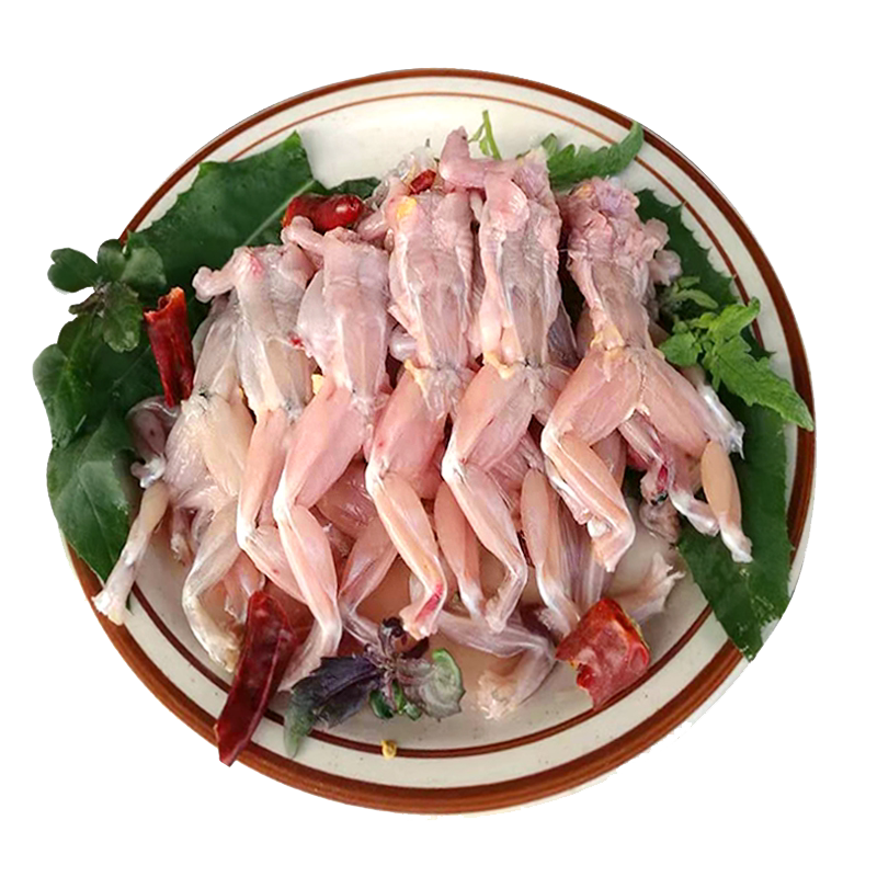 保新鲜田鸡鲜活冷冻青蛙肉非牛蛙蛙腿肉多生鲜肉现杀烧烤食材300g