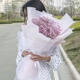 大束满天星干花花束礼物送女朋友男生女生毕业闺蜜生日情人节礼品