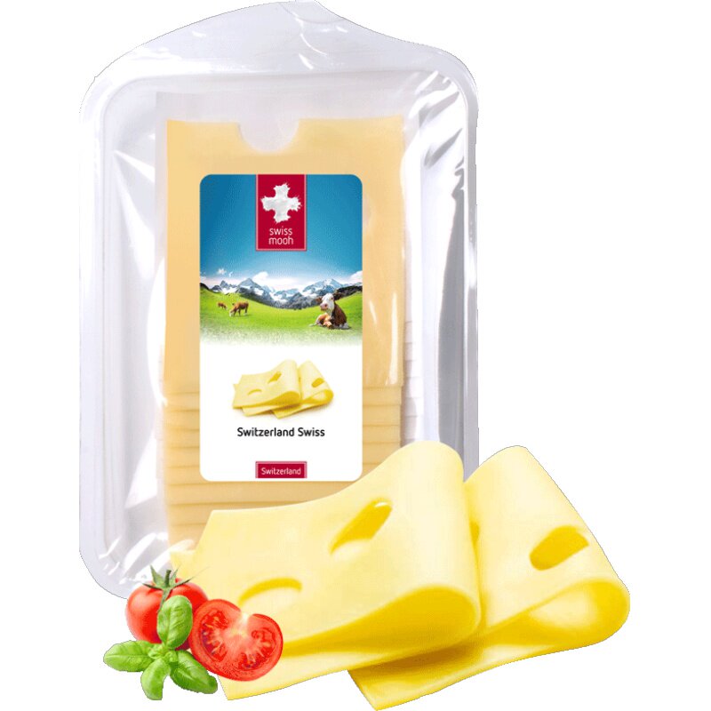 瑞慕瑞士原装进口大孔奶酪片swiss儿童芝士片即食天然原制乳酪3袋