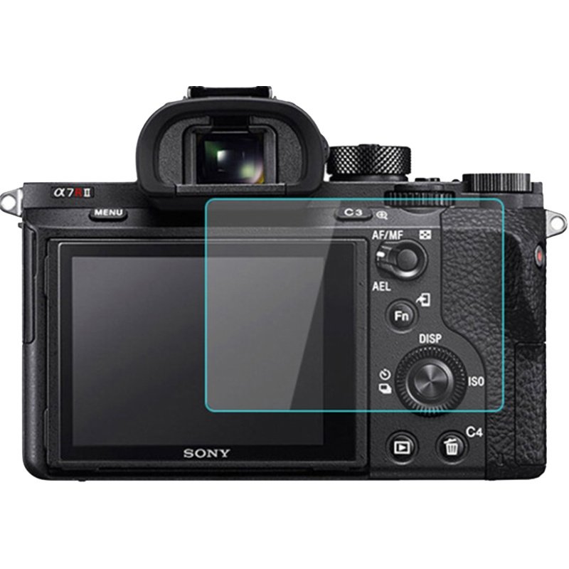 jjc适用索尼a1微单a7c a7s3 a7m3 zv-1相机a7ii a72 a7r4 a7r3钢化膜