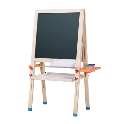 精品购 母婴 贝恩施儿童画板双面磁性画架家用支架式小黑板宝宝涂鸦