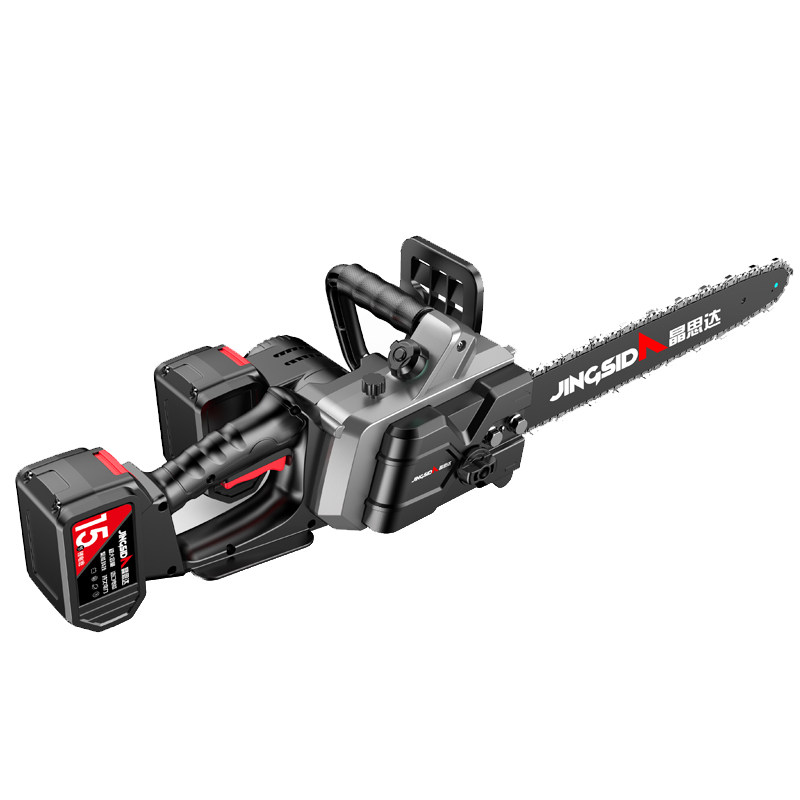 锂电电锯伐木锯柴充电式大功率家用小型手持链锯锂电池木工手电据