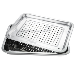 不锈钢双层茶盘沥水盘图片