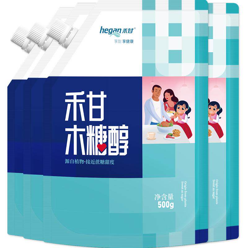 禾甘木糖醇代糖500g*4袋无蔗糖代甜菊糖代赤藓糖醇白糖家用烘焙