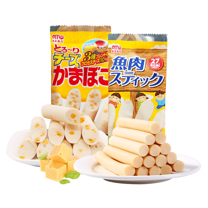 日本丸大食品原味芝士味鱼肠92g2