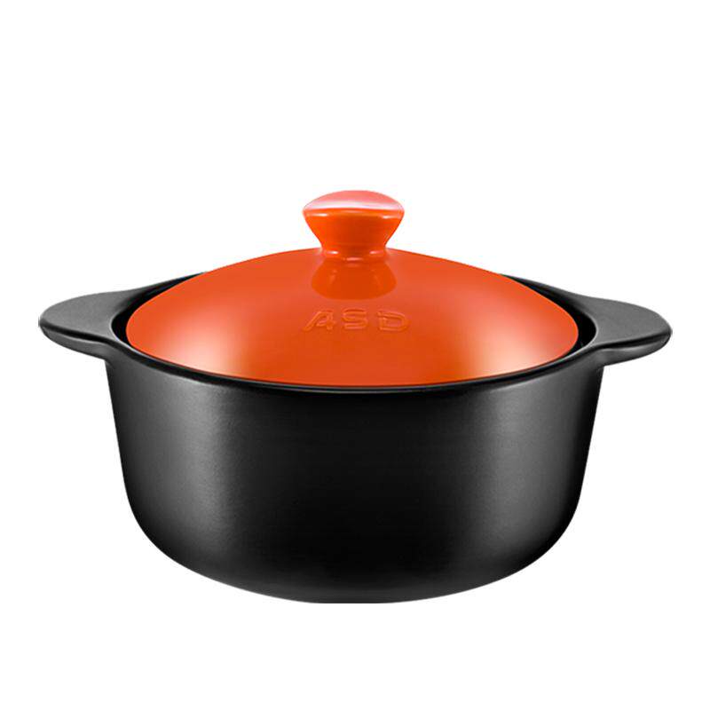 爱仕达砂锅煲汤炖锅家用燃气耐高温陶瓷煲煤气灶专用煲仔饭小沙锅