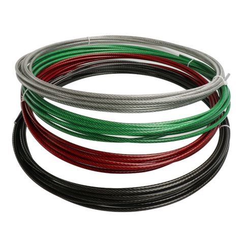 304不锈钢彩色钢丝绳 包塑晾衣绳细软 晒衣绳1 1.5 2 3 4 5mm