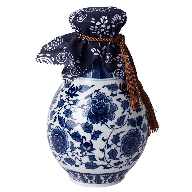 陶瓷酒瓶白酒瓶空酒瓶密封酒坛古风1/2/3/5一斤装家用小酒壶坛子