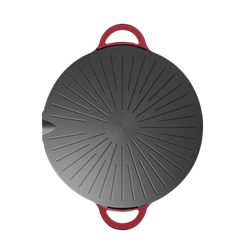 梦创升级款钛电烤盘抗菌不粘锅家用厨房烧烤炉烤肉盘煎烤烙多功能