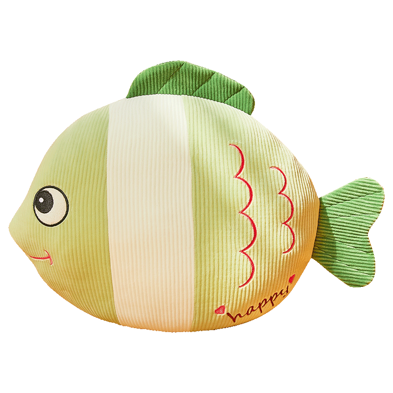 可爱鱼抱枕海洋鱼毛绒玩具情侣公仔布娃娃女生生日礼物小号超萌
