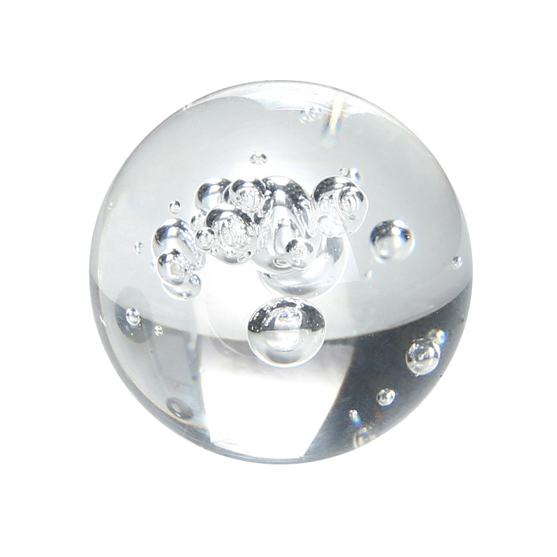 水晶球风水轮配件假山气泡球冰裂球玻璃球喷泉流水盆