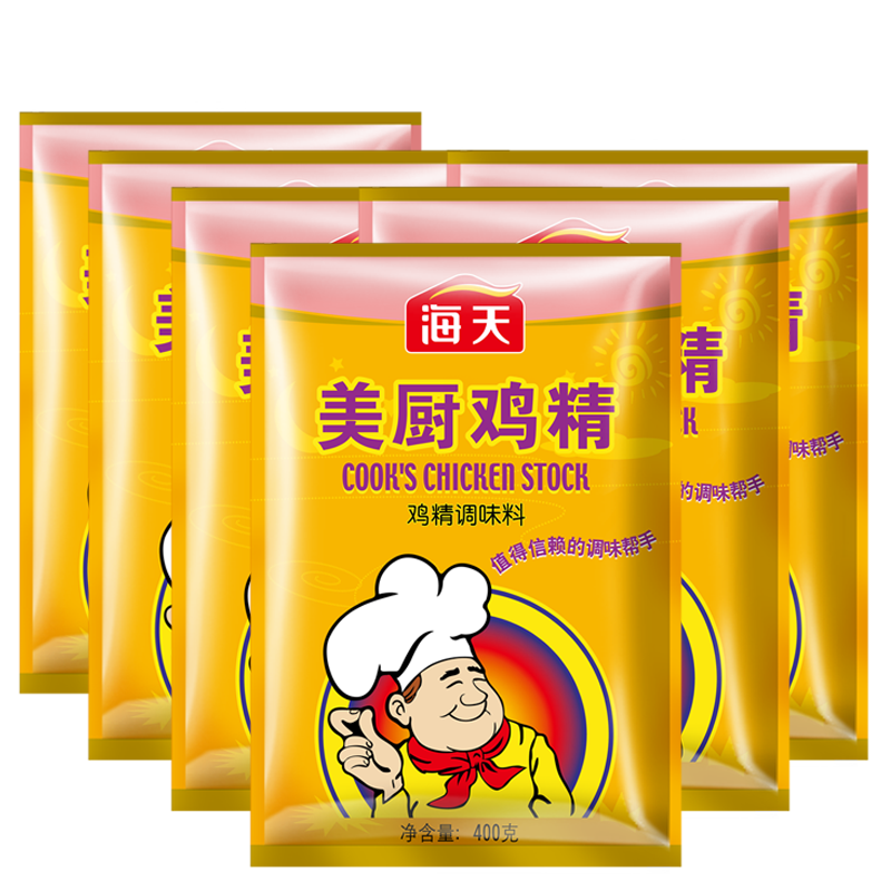 海天美厨鸡精400g*6 佐料调鲜美味蒸煮配料