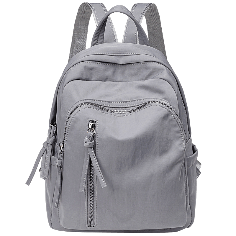 牛津布双肩包女2019新款潮轻便小号防水休闲百搭女背包软布女包包