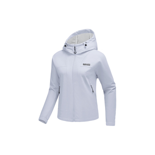 斯凯奇外套2025秋冬户外休闲时尚防风防水软壳连帽拉链运动茄克