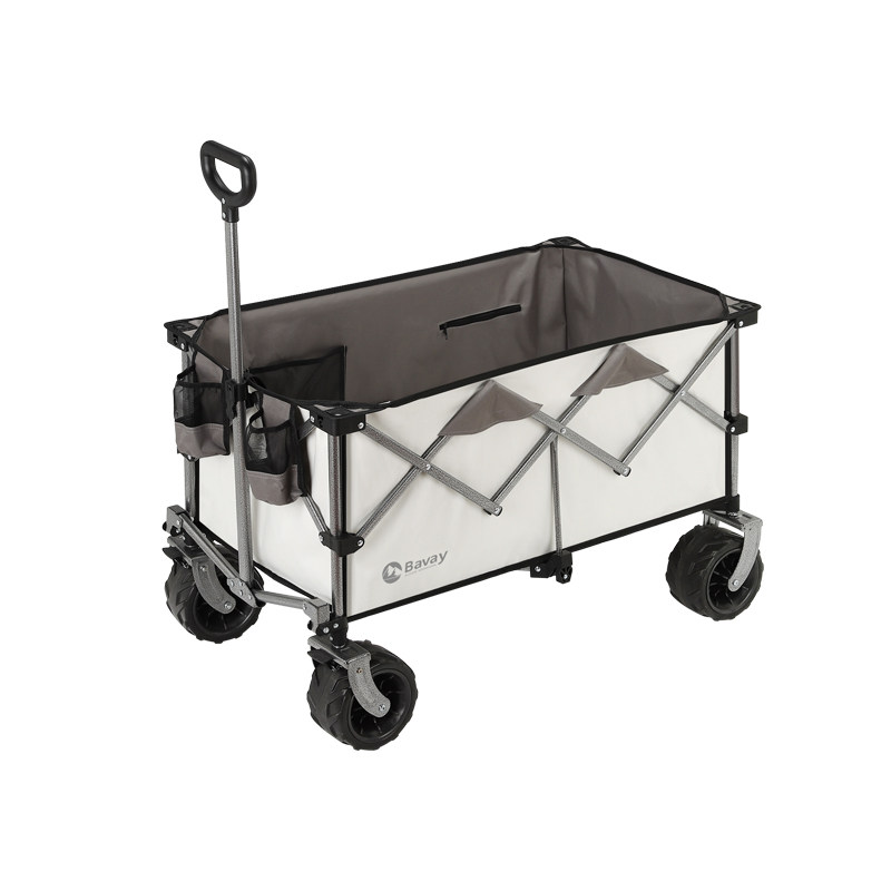 bavay/北欢大容量户外手拉车露营野营推车野餐营地车折叠便携拖车