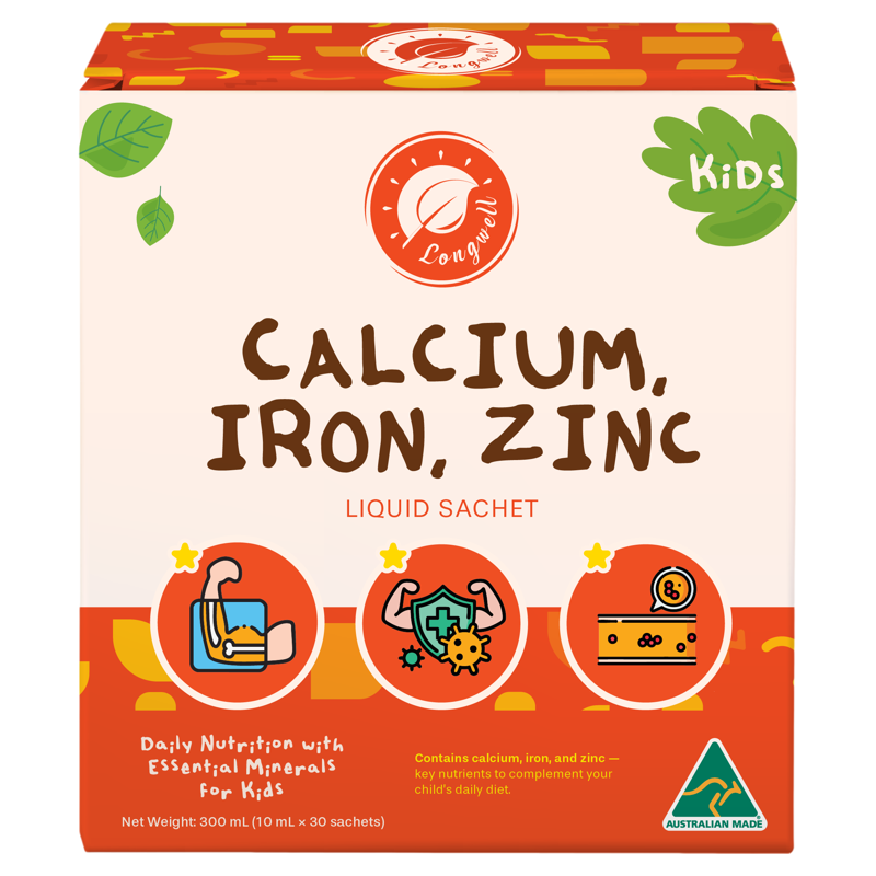 【宝妈实测】longwell钙铁锌液体钙儿童钙婴幼儿钙镁锌青少年补钙