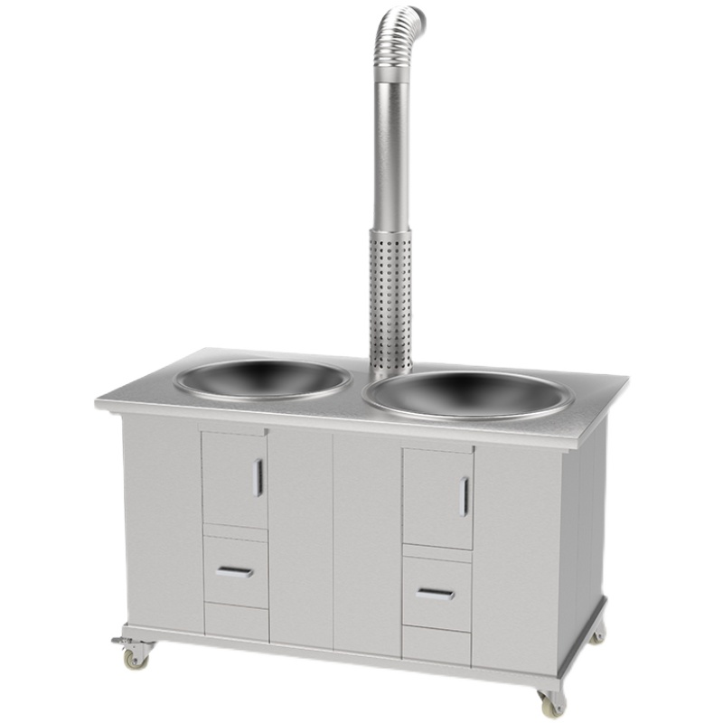 旺乡邻户外柴火灶鑫旺厨具不锈钢灶台节能省柴旺火灶烧柴烧煤灶头