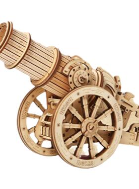 若客大炮弩箭拼装模型diy手工礼品创意解压玩具男孩生日礼物10岁