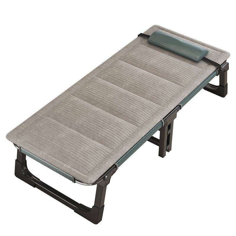 折叠床午休办公室午睡神器简易硬板床家用单人陪护小床行军床躺椅
