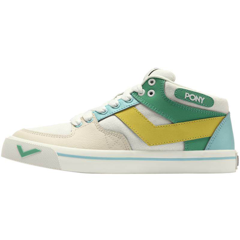 pony波尼女款春夏季atop滑板鞋低帮拼接休闲耐磨运动鞋12w1at01