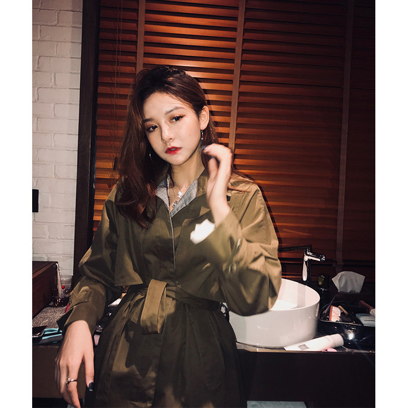 3721zhe - 领优惠券 女装 南夕姐姐风衣女2019春秋中长款小个子韩版