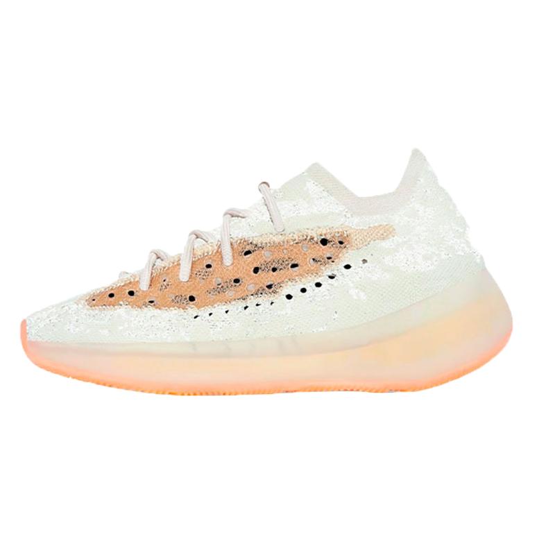 椰子鞋男士夏季yezi yeezy380蜜桃粉满天星正品官网过毒蓝外星人