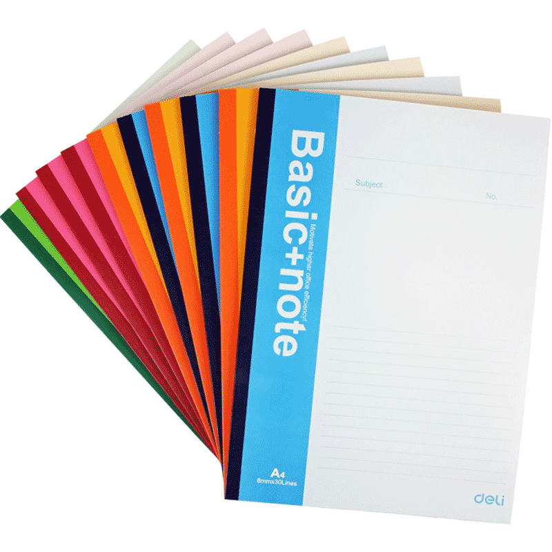 得力软面抄a5加厚记事本笔记本软抄本日记本子b5大32k简约商务a4小