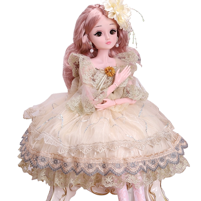 迪诺芭比特大号60厘米洋娃娃套装