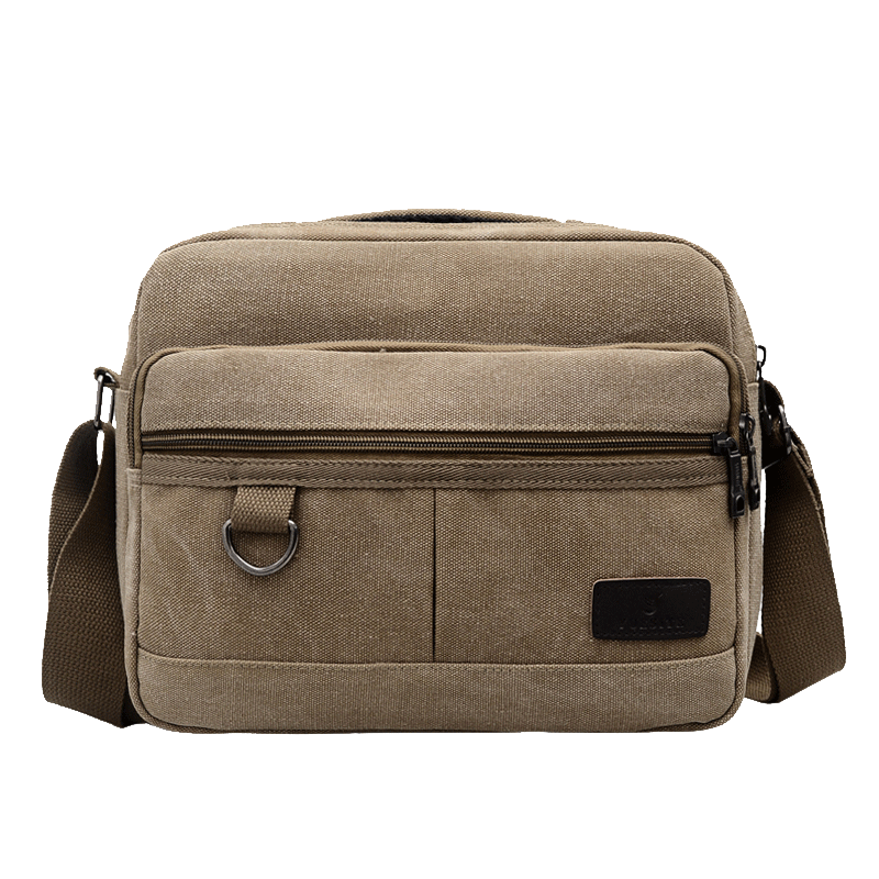 他他商城 箱包 帆布男包挎包2021新款帆布斜挎包男士休闲包大容量轻便