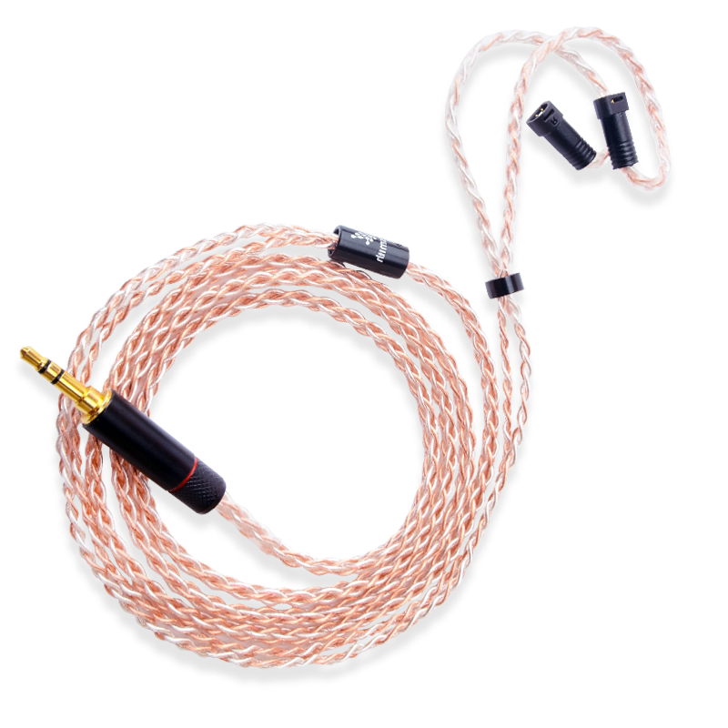 线艺匠森海ie80ie80sie8耳机线4.4平衡线铜银混编耳机升级线