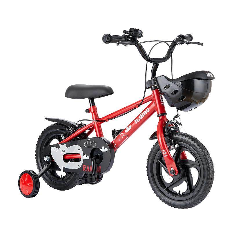 小龙哈彼儿童自行车小童2-4岁男孩女孩脚踏车12寸单车玩具好孩子