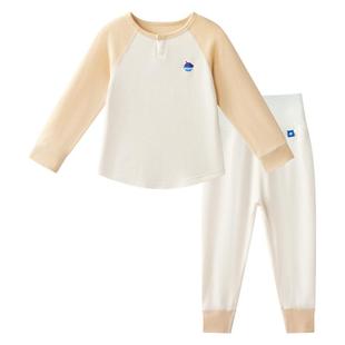 【可视化温感标】babycare山茶花宝宝秋冬季内衣套装发热秋衣裤