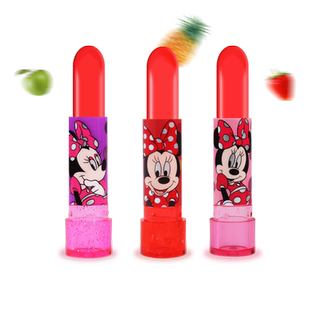 【迪士尼】公主口红糖18支新年儿童节日女孩玩具休闲有趣零食糖果