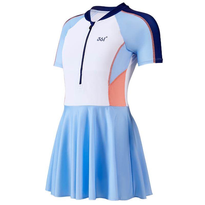 361儿童泳衣女童中大童2023年新款夏连体专业女孩游泳衣学生泳装 49.